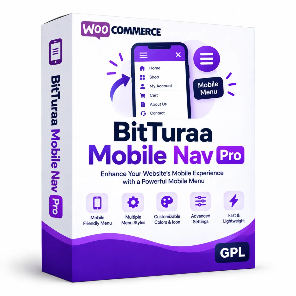 📱 BitTuraa Mobile Nav – Premium WordPress Mobile Menu Plugin